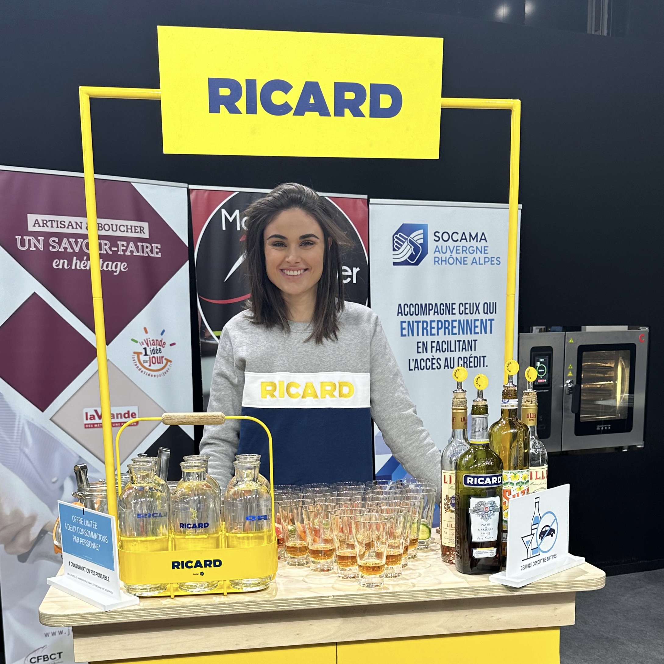 Amandine en service pour Ricard