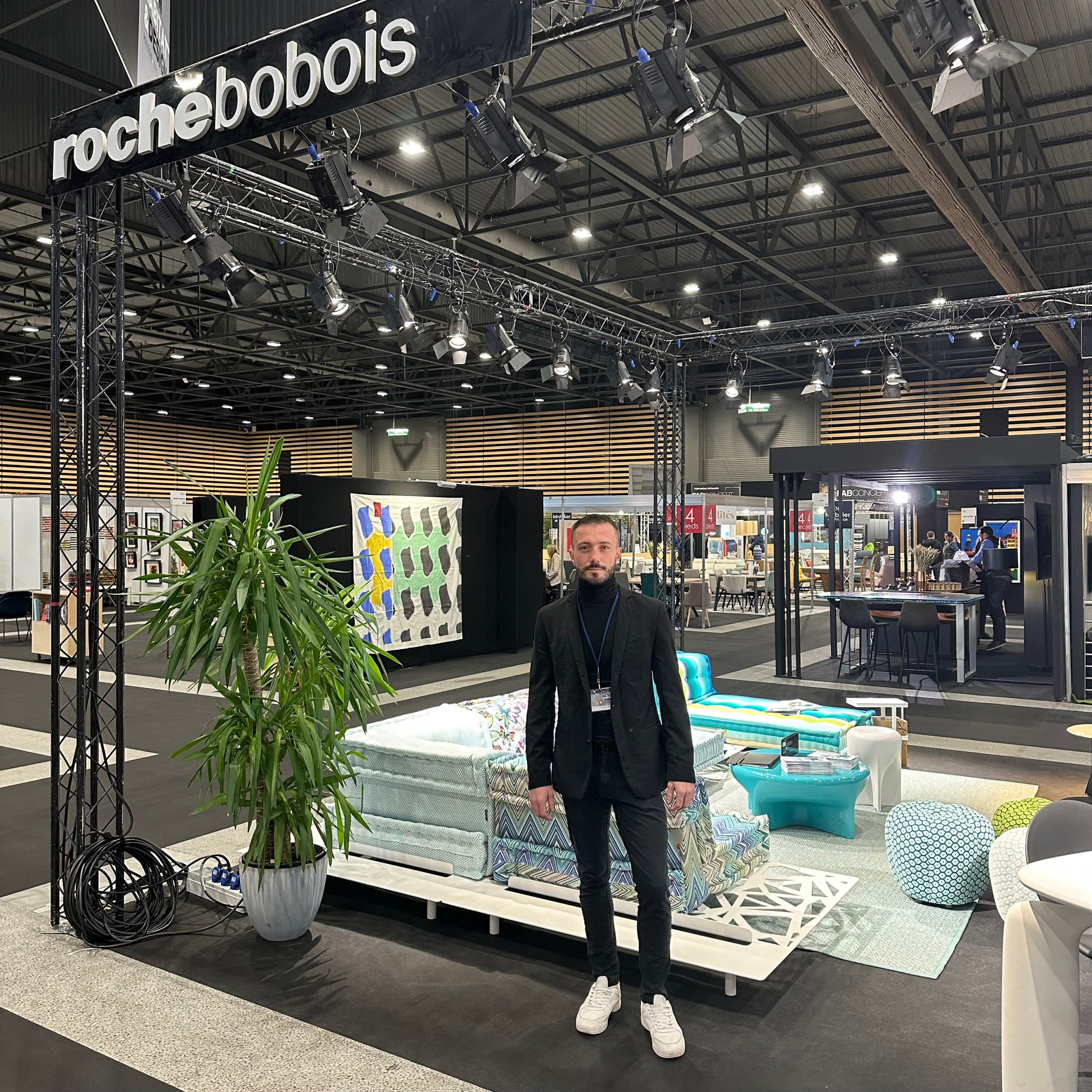 Thomas en charge de la promotion de Rochebobois