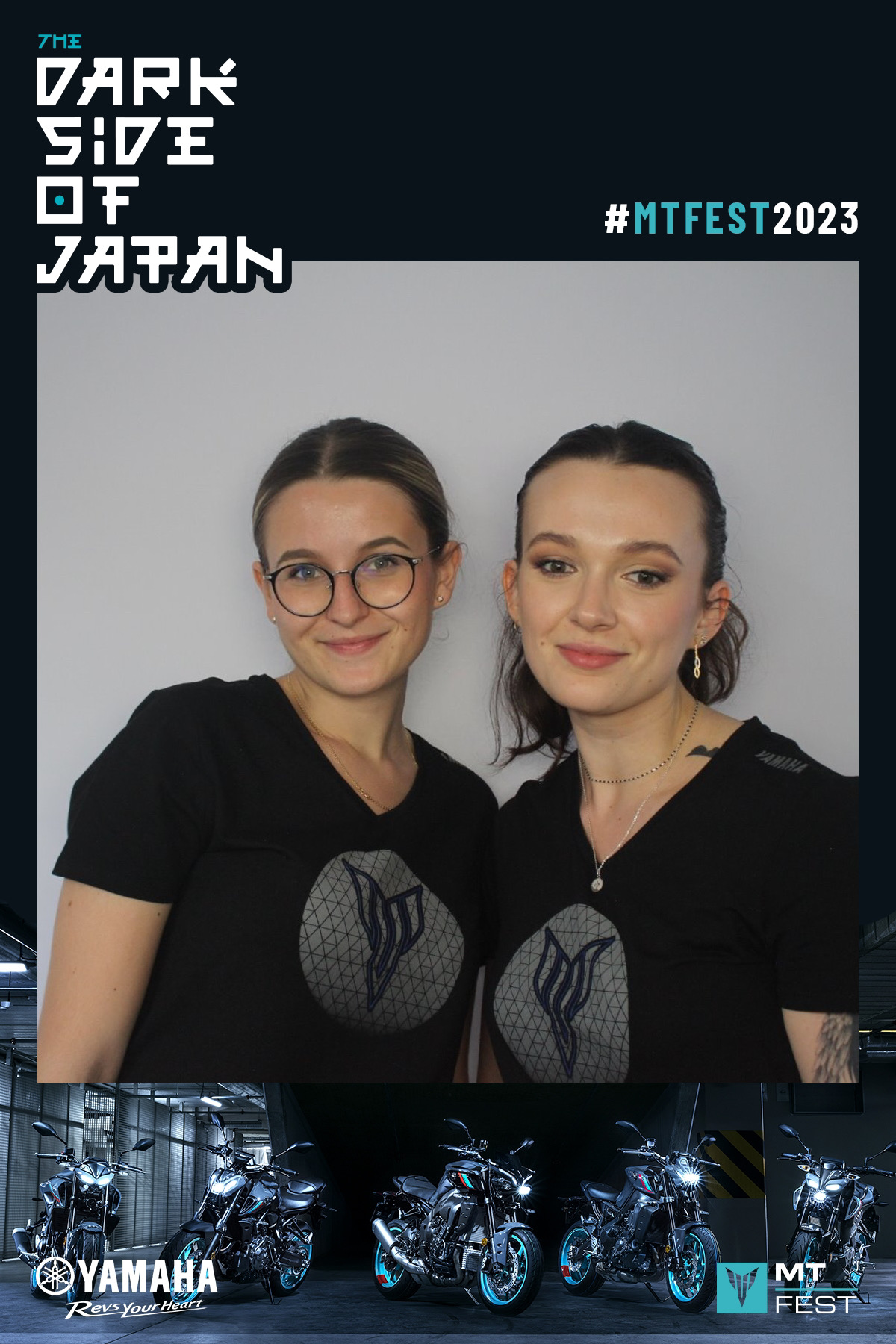 Nos deux hôtesses au festival Yamaha