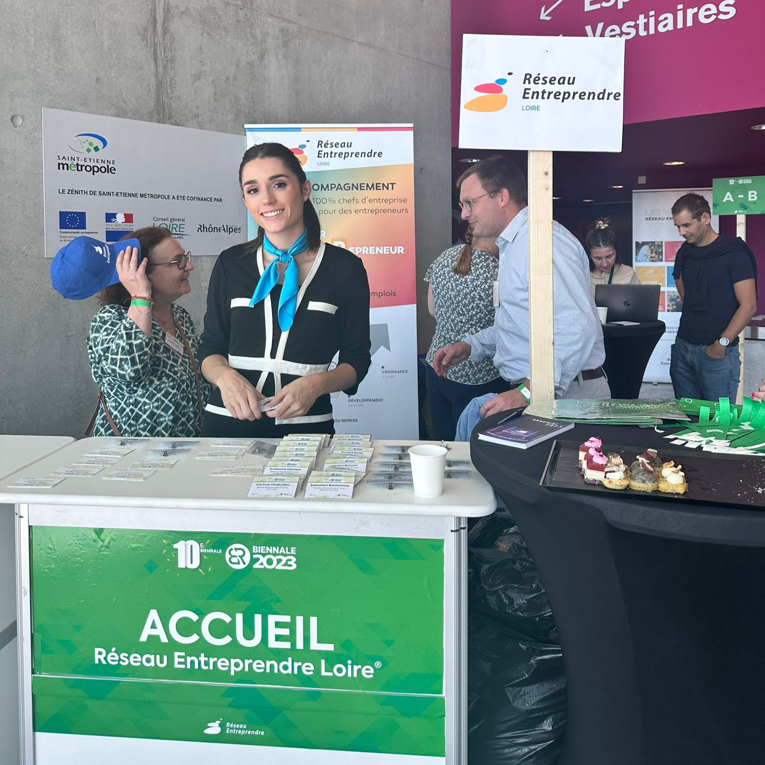 Accueil au zénith de Saint Etienne