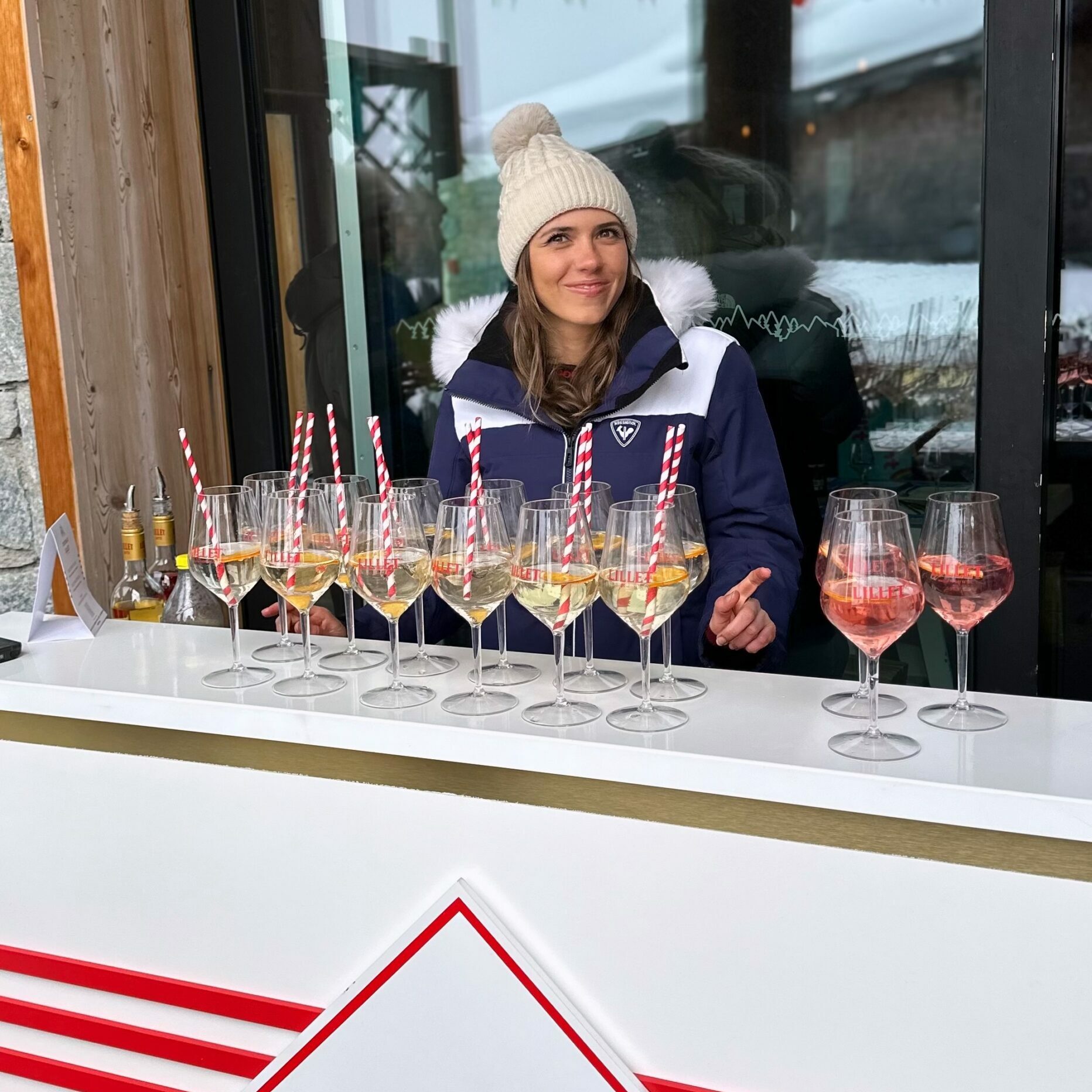 Les gérantes Crown Agency lors du Snowboxx festival