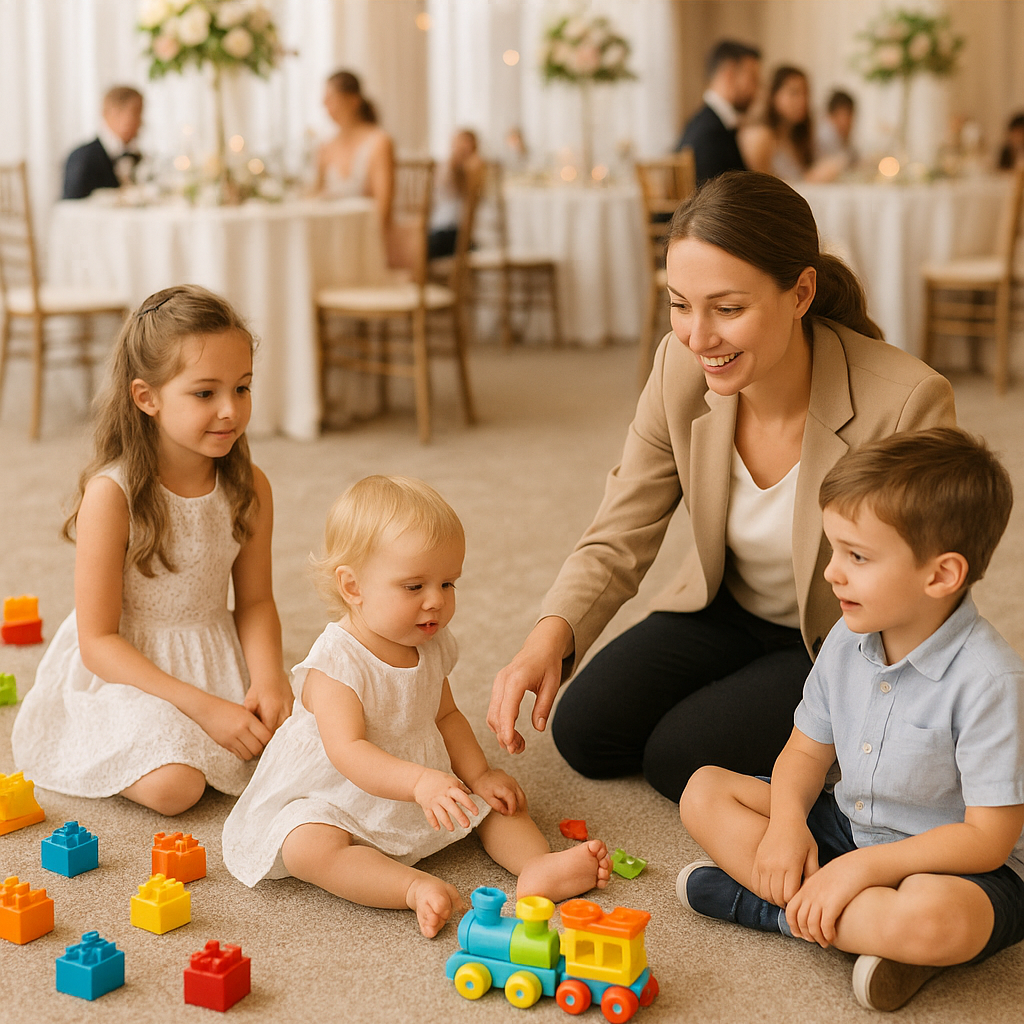 Garde d'enfants lors de vos mariages avec Crown Agency