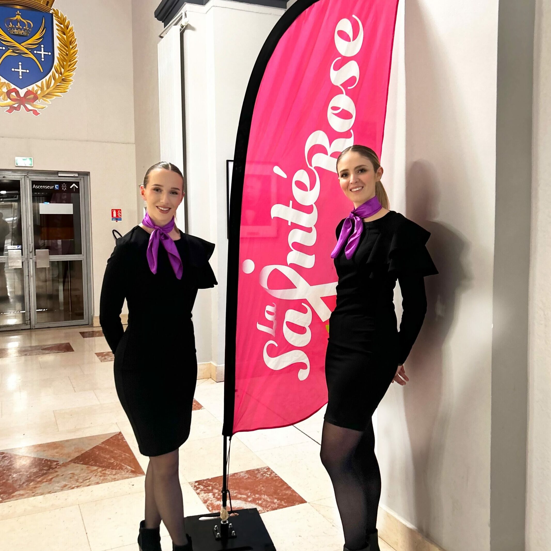 Accueil événementiel Sainté Rose, hôtesse soirée caritative, Saint-Étienne