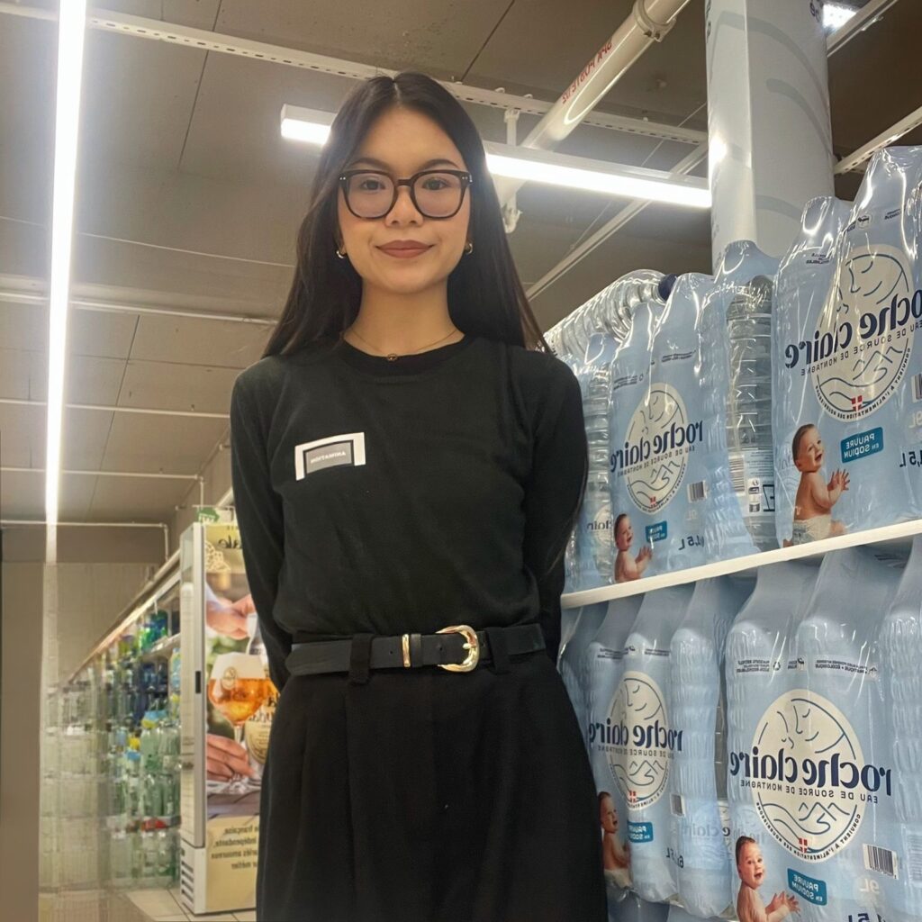 Animation commerciale Eaux de Bonneval en magasin en Île-de-France (Taverny, Buchelay, Kremlin-Bicêtre, Villebon).